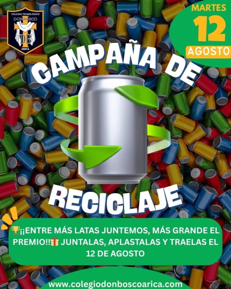 ¡DESAFÍO DE RECICLAJE EN NUESTRO COLEGIO!