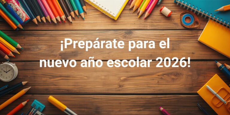 Comunicado Oficial: Inicio del Año Escolar 2026