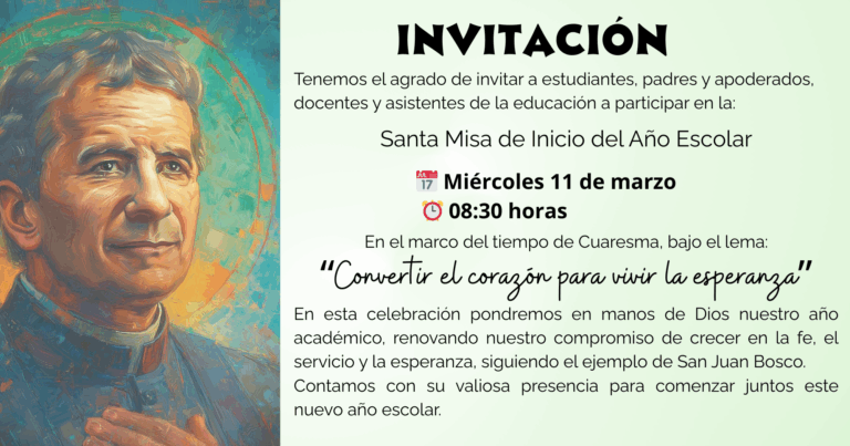 SANTA MISA DE INICIO DEL AÑO ESCOLAR
