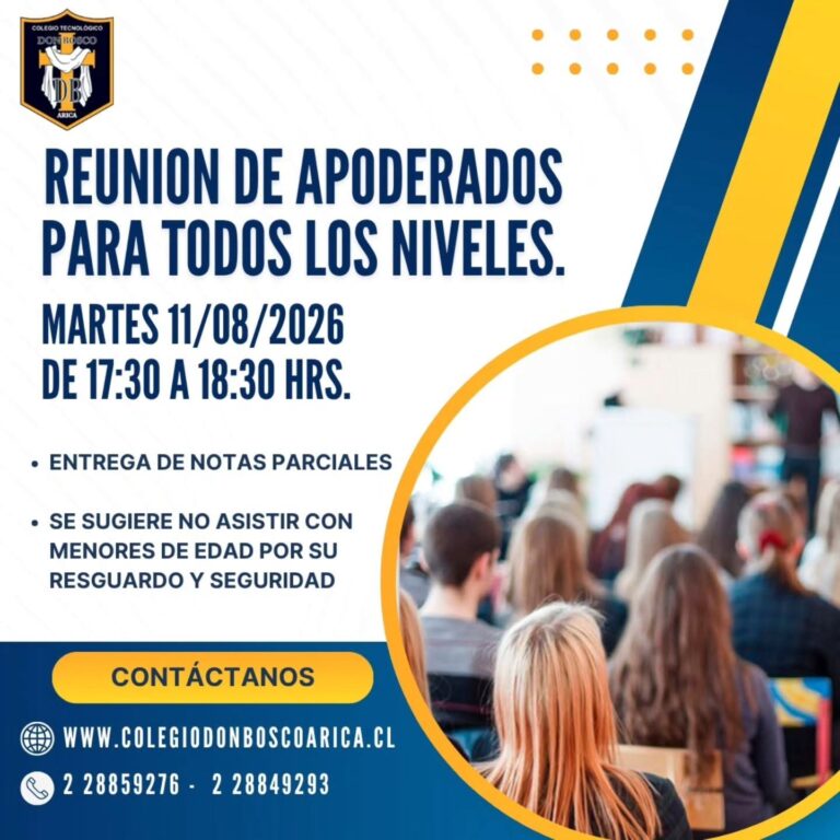 Reunión de Apoderados para todos los niveles
